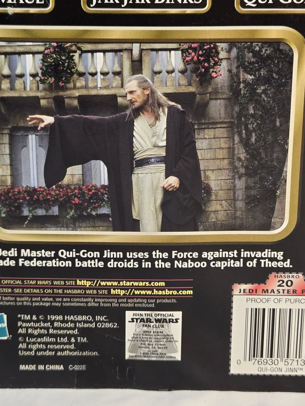 Vintage Star Wars Episode 1 Qui-Gon Jinn 12